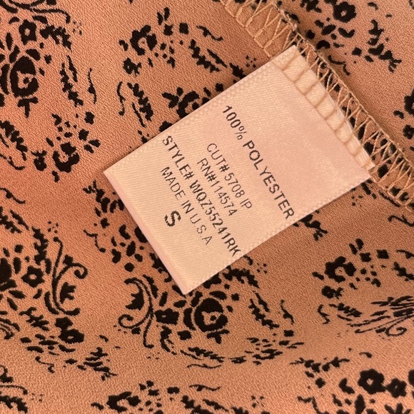 Pleione patterned yellow high-low tank top small - Picture 3 of 5